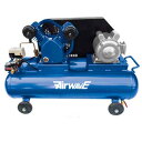 ベルト式2シリンダーエアーコンプレッサー SP-60TW ツインタンク 60L 2気筒 単相100V 和コーポレーション 個人宅配送不可 北海道不可 代引不可