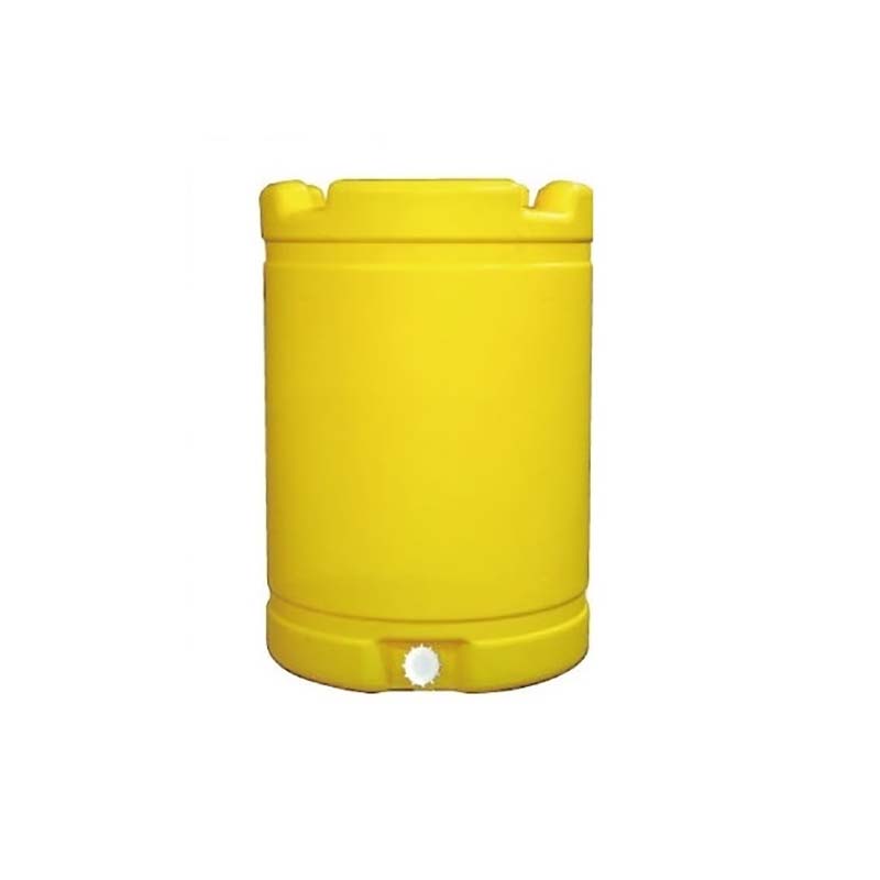 NEW水タンク コック付 200L 黄 雨水タンク 安全興業 個人宅配送不可 代引不可