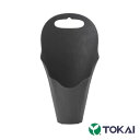 受注生産 600個 フラワーコーン 爪あり 黒 TOKAI 底径7.6cm 横17.5cm 高さ32.0cm 花苗 ギフトに 鉢カバー 持ち手付 東海化成 タS...