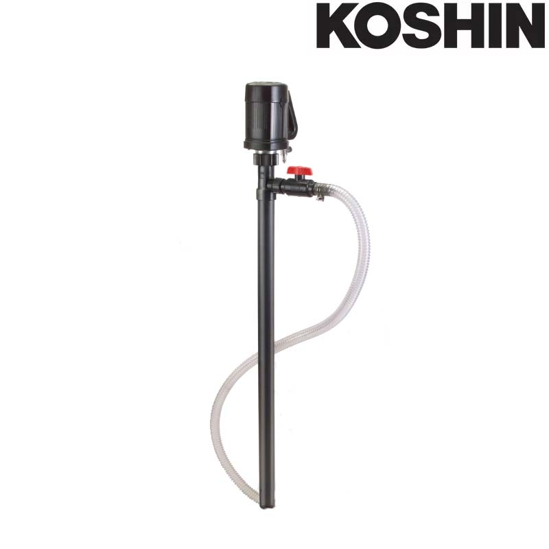 化学溶剤用ドラムポンプ フィルポンプ FC-103A エアーモーター 全揚程7.5m 最大吐出量65L/min 重量3.5kg 工進 KOSHIN シB 代引不可