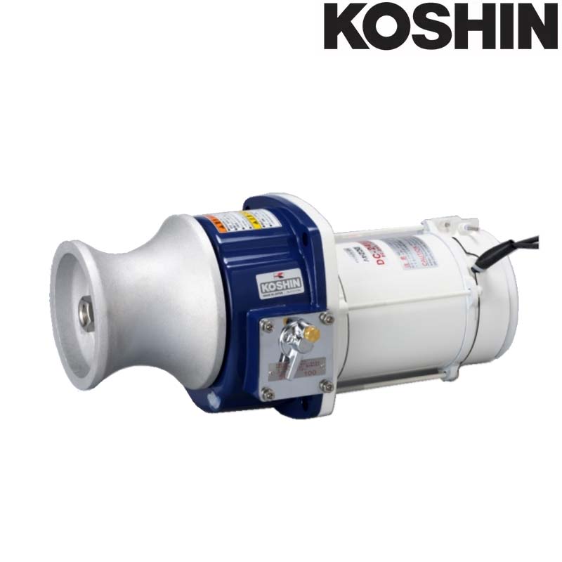 船舶用ウインチ イカール REL-4024 400W [横型] DC-24V 重量20.5kg 工進 KOSHIN アンカー ウインチ シB 代引不可