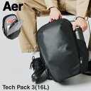 【10%OFFクーポン対象】Aer (エアー) Tech Pack 3 テックパック│ブラック コーデュラ リュック バックパック ビジネス 通学 通勤 トラベ...