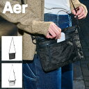 【10%OFFクーポン対象】Aer (エアー) Simple Pouch シンプルポーチ │ブラック ホワイト ポーチ ワンショルダー サコッシュ 軽量 ビジネ...