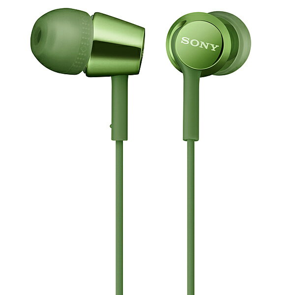 SONY(VAIO) MDR-EX155/G 密閉型インナーイヤーレシーバー グリーン