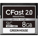 GREEN HOUSE GH-CFS-XSC8G CFast2.0 SLC -40x`85x 8GB 3Nۏ