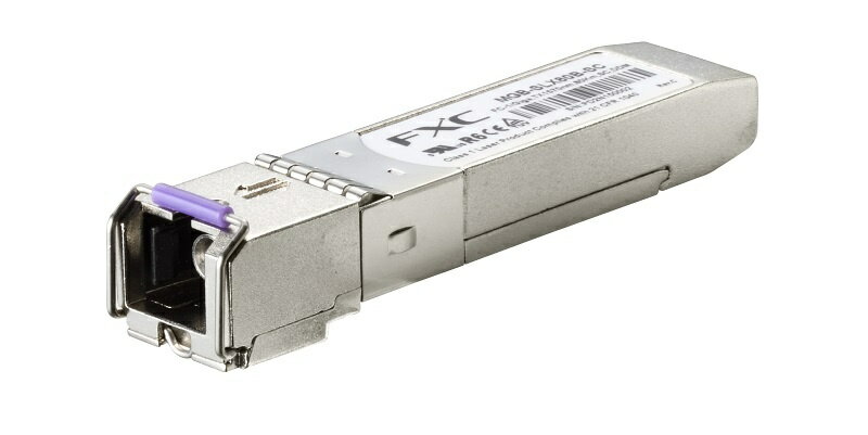 FXC MGB-SLX80B-SC 1000BASE-LX SMF SC 1芯(80km/ TX1570nm) SFP モジュール
