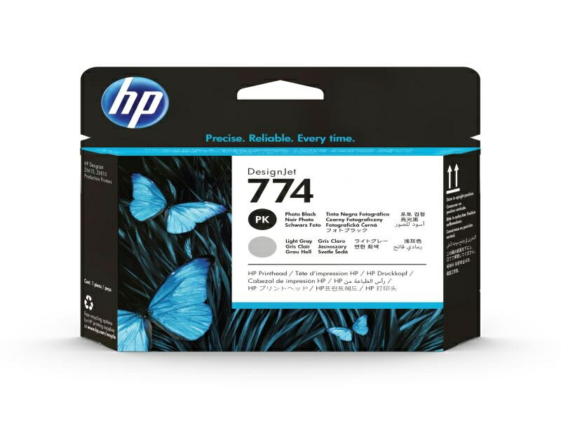 HP P2W00A HP 774 プリントヘッド PK/ Lg