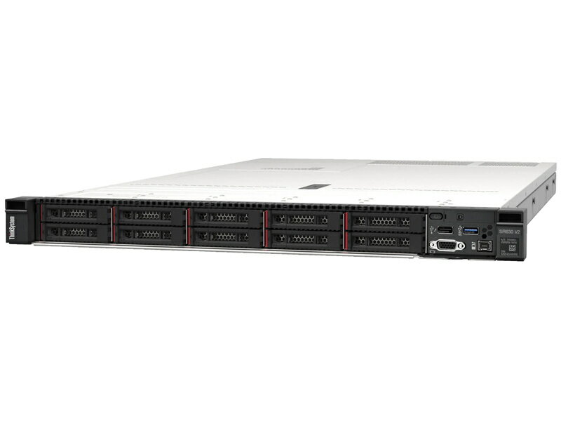 IBM 7Z71A01LAP ThinkSystem SR630 V2(HS 2.5)/ XeonSilver4309Y(8) 2.80GHz-2667MHz×1/ PC4-25600 16.0GB(16×1)/ RAID-930-8i/ POW(750W×1)/ OSなし/ 3年保証9x5(CRU-NBD)/ SS90