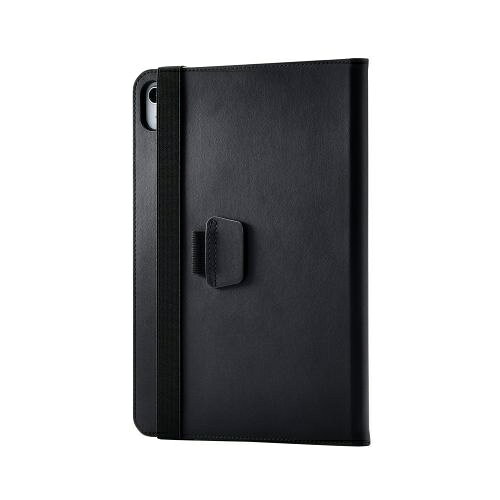 ELECOM TB-A25RPLF2BK iPad 11インチ(A16)/ 10.9インチ(第10世代)/ iPad 第10世代/ フラップケース/ 衝撃ガード/ ベルト付/ 2アングル/ 軽量/ ブラック