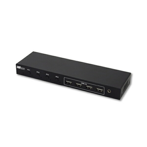 4K60Hz対応 HDMIパソコン切替器（4台用） ●4Kディスプレイ、USBキーボード/マウスを同時に切替可能なHDMIパソコン切替器（4台用）●最大解像度 DCI 4K（4096x2160）＠60Hz、4K（3840x2160）＠60Hz　●ウルトラワイドモニターにも対応（3440x1440＠60Hz、2560x1080＠60Hz）●Windows、MacのほかChromebookに対応●手元スイッチ、本体ボタンで切替 詳細スペック 電気用品安全法(本体)非対象 電気用品安全法(付属品等)非対象 電気用品安全法(備考)非対象