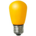 ELPA LDS1Y-G-GWP903 LED電球 サイン球 防水 E26 Y色(3)