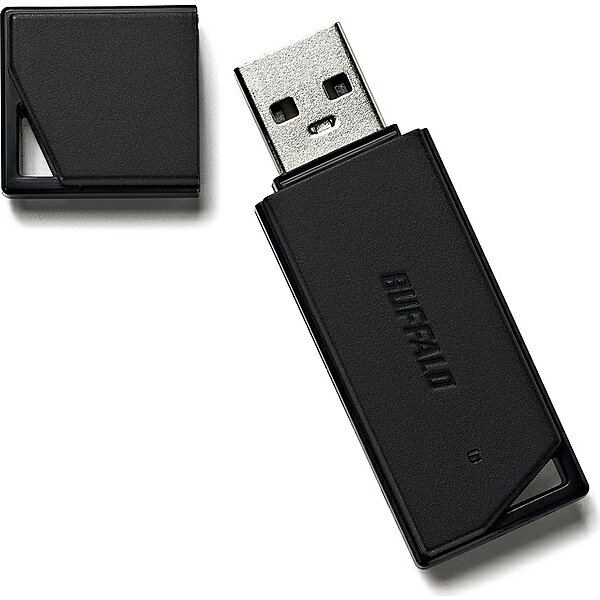 バッファロー RUF2-KR16GA-BK USB2.0 どっちもUSBメモリー 16GB ブラック
