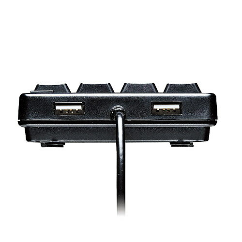 （まとめ）バッファロー USB接続有線スリムキーボード ホワイト BSKBU14WH 1台【×2セット】