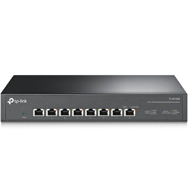 TP-LINK TL-SX1008(UN) 8ポート 10G デスクトップ/ ラックマウント スイッチ