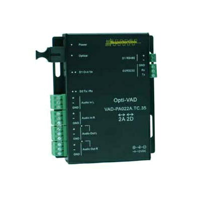 ジョブル VAD-PA022A.TRC.35 2系統双方向シリアル信号＋2系統双方向音声光伝送 送信器