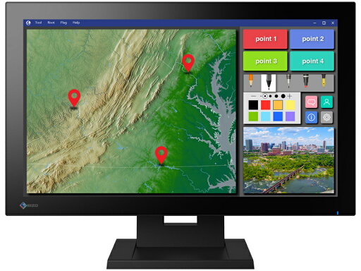 EIZO FDF2182WT-TBK 54.7cm(21.5)型タッチパネル装着カラー液晶モニター DuraVision FDF2182WT-T ブラック EIZO FDF2182WT-TBK 54.7cm(21.5)型タッチパネル装着カラー液晶モニター DuraVision FDF2182WT-T ブラック