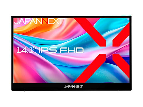 JAPANNEXT JN-MD-IPS141FHDR 液晶ディスプレイ 14.1型/ 1920×1080/ miniHDMI×1、USB-C×2/ ブラック/ スピーカー有/ 2年保証