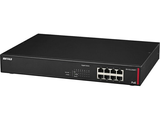 バッファロー BS-GUL2008PT 法人向け Giga対応 Layer2 アンマネージPoEスイッチ 8ポート バッファロー BS-GUL2008PT 法人向け Giga対応 Layer2 アンマネージPoEスイッチ 8ポート