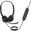 GNオーディオ 4099-419-279 Jabra コンタクトセンター用ヘッドセット USB-A 両耳 UC認定 コントロールユニット付「Jabra Engage 40 - (Inline Link) USB-A UC Stereo」