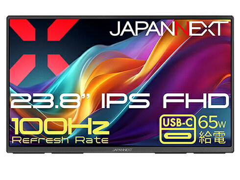 JAPANNEXT JN-MD-IPS238F-C6 液晶ディスプレイ 23.8型/ 1920×1080/ HDMI×1、USB-C×2/ ブラック/ スピーカー有/ 2年保証
