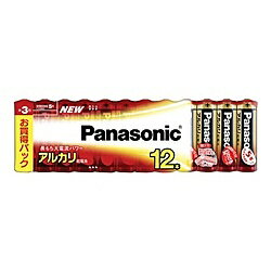 Panasonic LR6XJ/12SW アルカリ乾電池 単3形 12本シュリンクパック Panasonic LR6XJ/12SW アルカリ乾電池 単3形 12本シュリンクパック