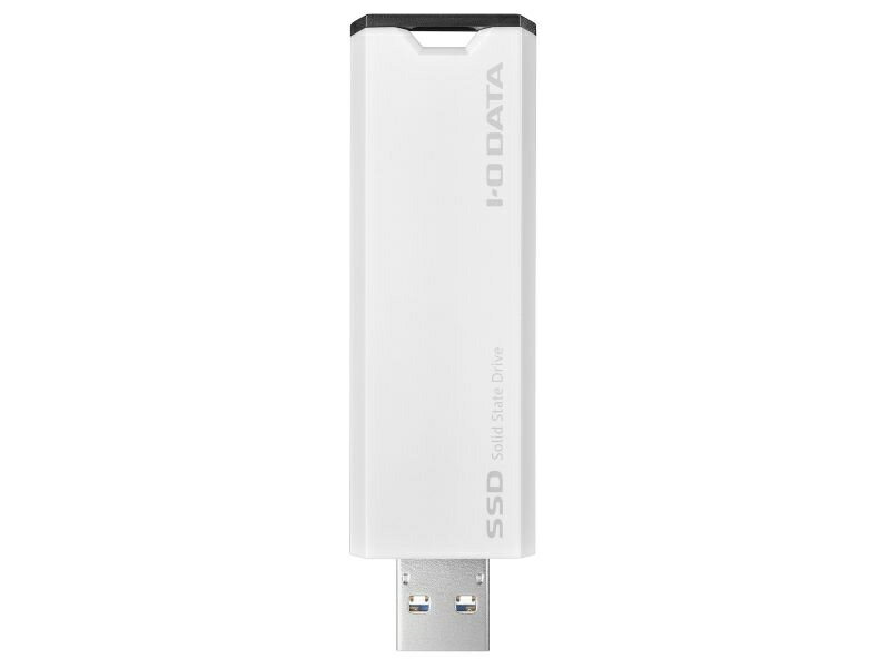 IODATA SSPS-US500W USB3.2 Gen2対応 スティックSSD 500GB ホワイト×ブラック