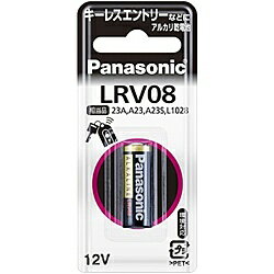 Panasonic LR-V08/1BP アルカリボタン電池