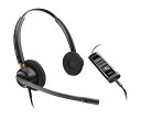 HP 783R2AA Poly EncorePro 525 USB-A+ USB-C 変換アダプタ付両耳 有線モデル ノイズキャンセリングマイク搭載 Microsoft Teams認定モデル