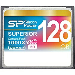 シリコンパワー SP128GBCFC1K0V10 コンパクトフラッシュカード 1000倍速 128GB 5年保証