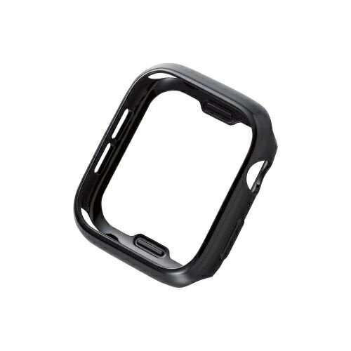 ELECOM AW-20MBPUBK Apple Watch 44mm用ソフトバンパー/ ブラック