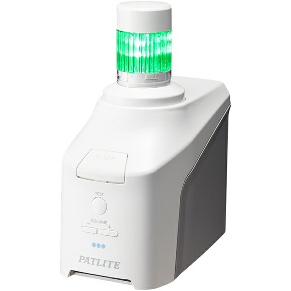 パトライト NHV4-1-G 音声対応ネットワーク制御信号灯 直径40mm/ 1段/ 緑/ ACアダプタ付属