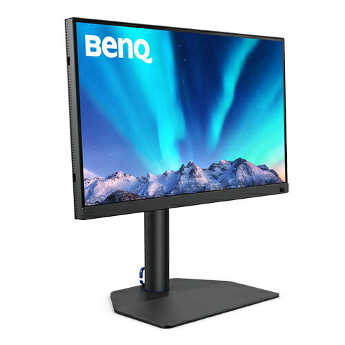 BenQ SW272U カラーマネジメント液晶ディスプレイ27型/ 3840×2160/ 広色域99% P3/ HDMIx2、DisplayPortx1、USB Type-C(90W給電)/ ダークグレー/ スピーカー無/ ハードキャリブレーション