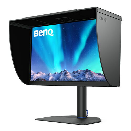 BenQ SW272U カラーマネジメント液晶ディスプレイ27型/ 3840×2160/ 広色域99% P3/ HDMIx2、DisplayPortx1、USB Type-C(90W給電)/ ダークグレー/ スピーカー無/ ハードキャリブレーション
