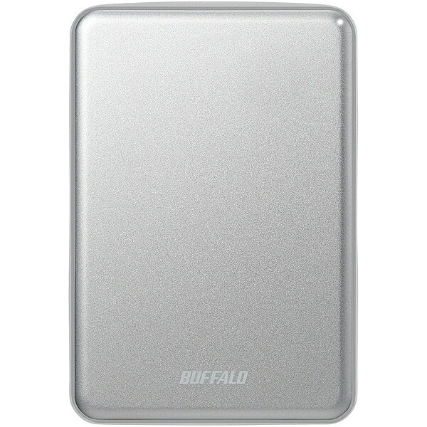 バッファロー HD-PUS1.0U3-SVD USB3.1(Gen.1)対応 アルミ素材&薄型ポータブルHDD 1TB シルバー