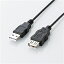 ELECOM U2C-JE05BK USB2.0Ĺ֥/ A-A᥹/ / 0.5m/ ֥å
