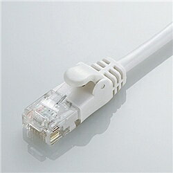 Rakuten - ELECOM LD-GPY/WH1 CAT6準拠 GigabitやわらかLANケーブル 1m(ホワイト)