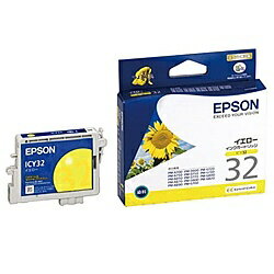 EPSON ICY32 メーカー純正 インクカートリッジ イエロー (PM-G800/ G700/ D750/ A850用)