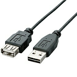 ELECOM U2C-DE50BK ξ���ޤ�USB��Ĺ�����֥�/ (A-A)/ 5.0m/ �֥�å�