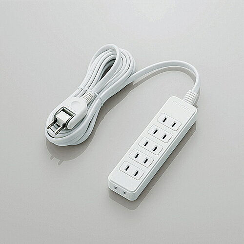 ELECOM T-S02N-2630WH スイングプラグタップ/ 6個口/ 3m/ ホワイト ELECOM T-S02N-2630WH スイングプラグタップ/ 6個口/ 3m/ ホワイト