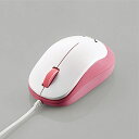 ELECOM M-Y8UBPN BlueLEDマウス/ EPRIM/ 有線/ 3ボタン/ ピンク(2)