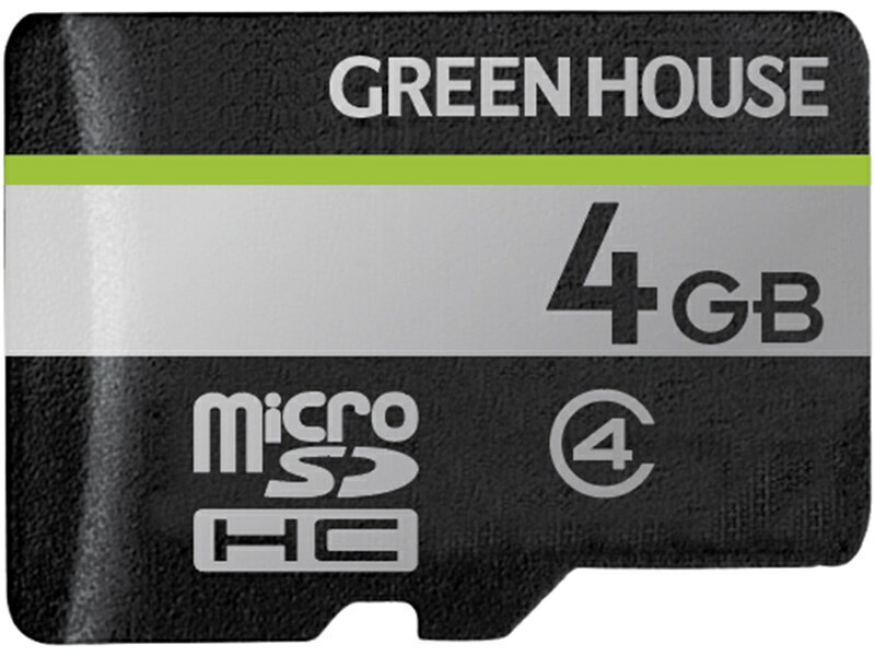 GREEN HOUSE GH-SDM-D4G microSDHC 饹4 4GB