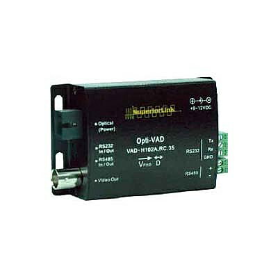 ジョブル VAD-H102A.RC.35 AHD/ HD-TVI/ HDCVIコンポジット映像用1映像＋RS232C＋RS485光ファイバー伝送 受信器