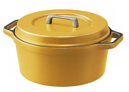 アイリスオーヤマ MKSN-S24-SY 無加水鍋 COTOCO 24cm サフランイエロー