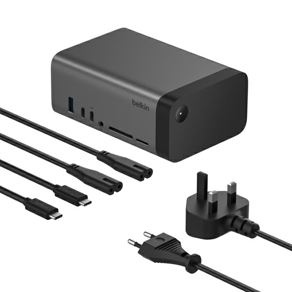 belkin INC020qcSGY Connect USB-C 11-in-1 Pro GaN Dock 150W