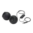 ELECOM SP-P10CUBBK PC用2.0chスピーカー/ Stina/ 4.4W/ USB接続/ Bluetooth対応/ φ3.5/ ブラック(2)