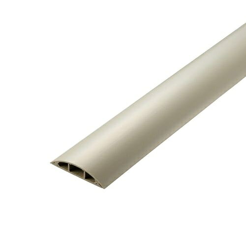 床用モール/1m/78mm/ベージュ ■床配線の際のケーブルを保護し、すっきりと収納できる長さ1m幅78mmの床用モールです。 ■ゆるやかなR形状で、足がつまずく心配を軽減します。 ■強度の高いPVC製で、ケーブルを断線などから保護します。 ■基台には釘穴が設けてあり、釘打ちが楽に行えます。 ■ジョイントパーツ(LD-GAM57M)が対応します。 ■エレコム社環境認定基準を1つ以上満たし、『THINK ECOLOGY』マークを表示した製品です。 ■環境保全に取り組み、製品の包装容器が紙・ダンボール・ポリ袋のみで構成されている製品です。 ■対応ケーブル:センター:Φ10mmの通信線・ケーブル2条、VVF(1.6×3C)2条、VVF(2.0×2C)3条、VVF(2.6×2C)2条、VVF(2.6×3C)1条、LANケーブル(UTP 0.5×4P)6条 ■対応ケーブル:両サイド:Φ9mm以下の通信線・ケーブル各1条、VVF(2.0×3C)各1条、VVF(2.6×2C)各1条、LANケーブル(UTP 0.5×4P)2条 ■カラー:ベージュ ■長さ:1m ■外寸幅:78mm ■外寸高さ:15.5mm ■内寸幅:19mm ■内寸高さ:11.5mm ■材質:PVC ■対応製品:LD-GAM57M 詳細スペック 電気用品安全法(本体)非対象 電気用品安全法(付属品等)付属品等無し