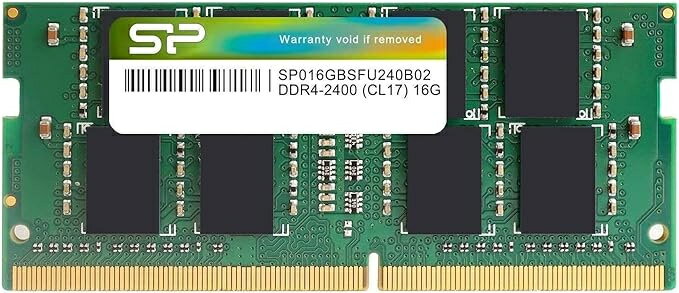 シリコンパワー SP016GBSFU240B02 メモリーモジュール 260pin SO-DIMM DDR4-2400（PC4-19200） 16GB ブリスターパッケージ