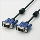 ELECOM CAC-30BK スリム同軸ディスプレイケーブル 3.0m/ D-Sub15pin(ミニ)オス-D-Sub15pin(ミニ)オス(2)