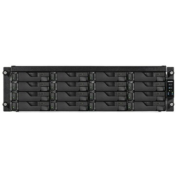 【送料無料】 AS7116RDX ASUSTOR NAS rack mount 16bay Intel 9th Xeon E-2224 8GB DDR4 ECC UDIMM GbE x4M.2 Drive Slots x2 PCIe Gen3 USB 3.2Gen2 Type-A x4USB 3.2Gen2 Type-C x2 3年保証【在庫目安:お取り寄せ】| パソコン周辺機器