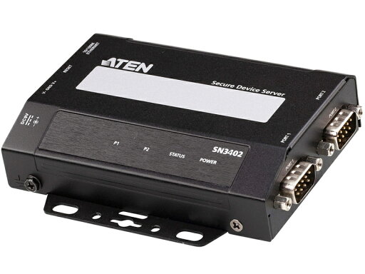 ATEN SN3402 2-Port RS-232/ 422/ 485 セキュアデバイスサーバー ATEN SN3402 2-Port RS-232/ 422/ 485 セキュアデバイスサーバー